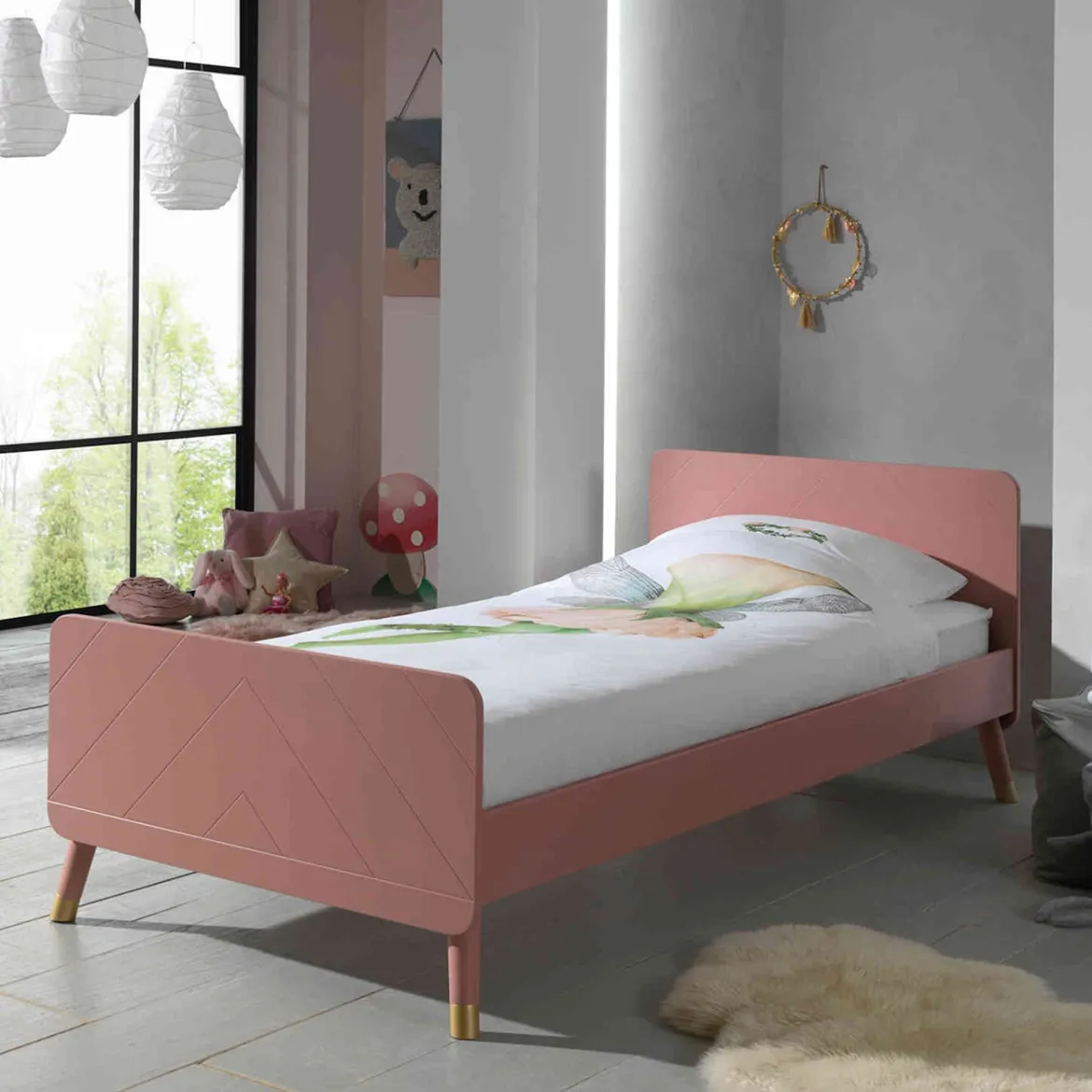 Lit enfant en bois massif 90x200 - LI2031