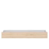 Lit enfant 90x190/200 chevet et tiroirs inclus bois naturel CLEM