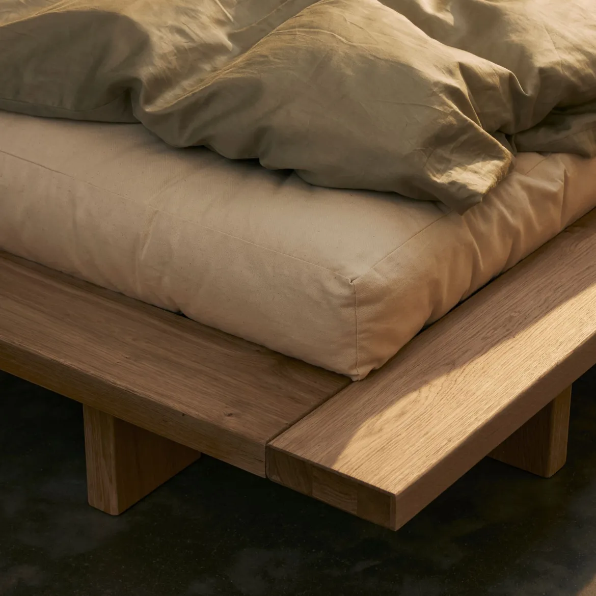 Lit futon en chêne massif Karup Design JAPAN