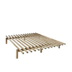 Lit futon à lattes PACE en pin massif naturel