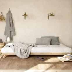 Lit futon SENZA en bois massif naturel