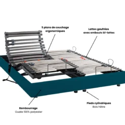 Lit électrique de relaxation avec 5 plans de couchage Horizon