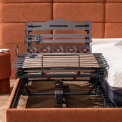 Lit électrique de relaxation avec kit déco tissu bouclette - Plénitude
