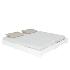 Lits empilables 90x190 bois blanc Terre de nuit