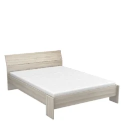 Lit 140x190/200 en bois chêne shannon - LI158
