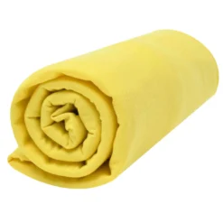 Lot de 2 draps housses bébé jersey bio blanc et jaune or