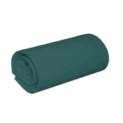 Lot de 2 draps housses jersey bleu canard bonnet 30 cm