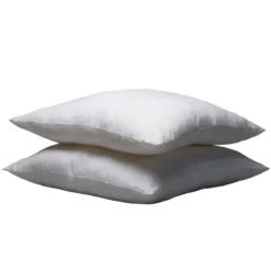 Lot de 2 oreillers confort enveloppe coton Someo