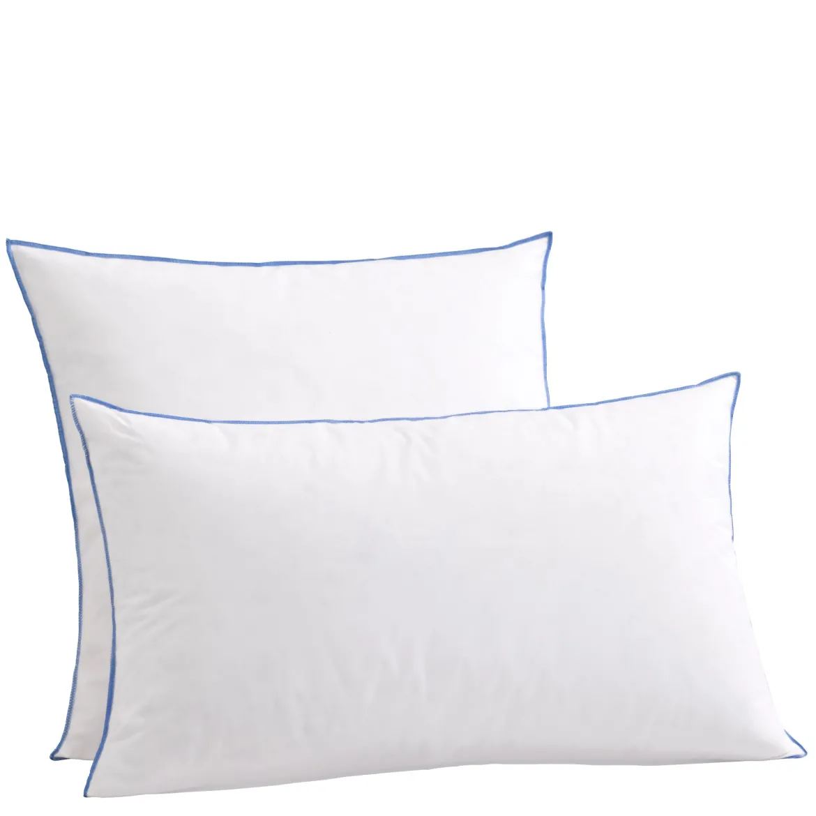Lot de 2 oreillers moelleux duvet de canard anti-allergènes Someo