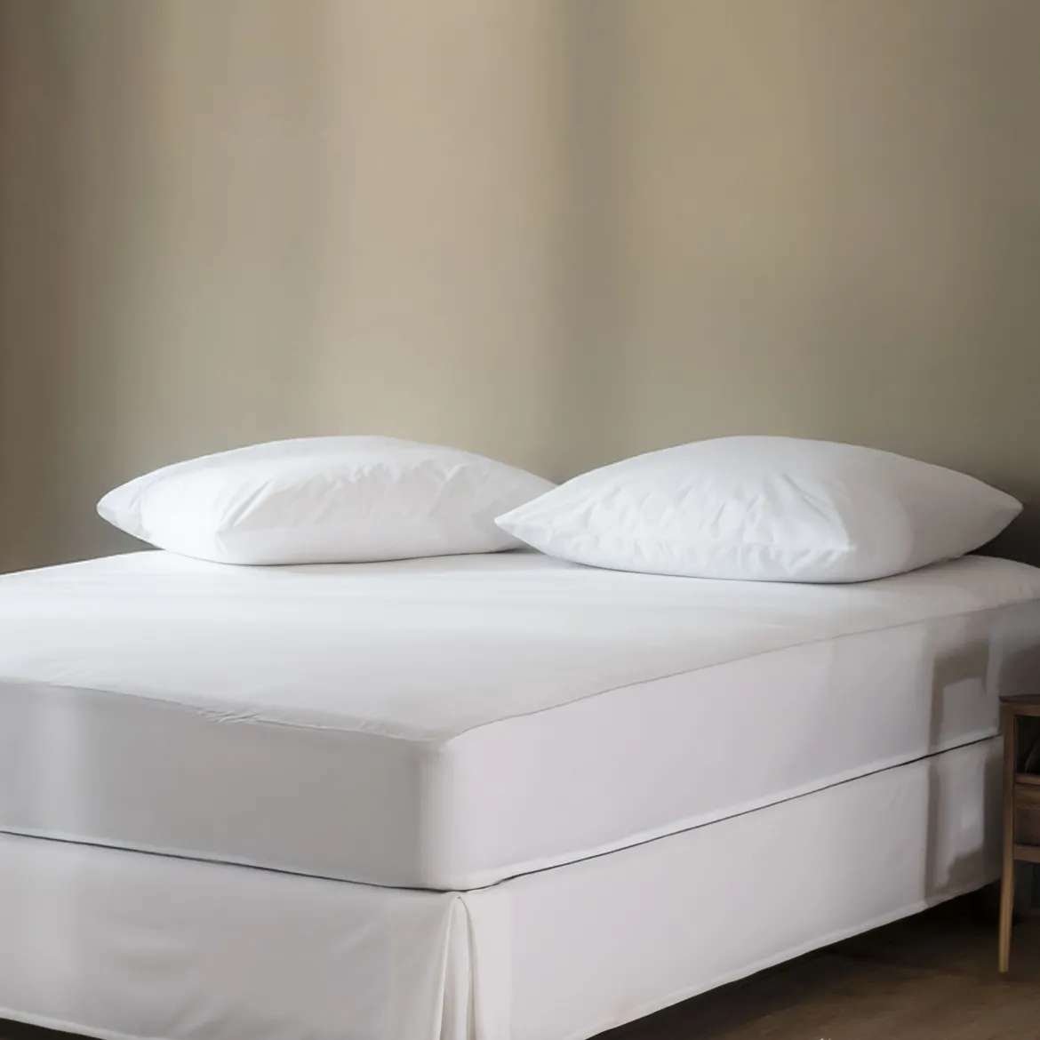 Lot de 2 protège oreillers 100% coton anti-acariens - SOMEO