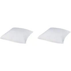 Lot de 2 protège oreillers molleton 100% coton