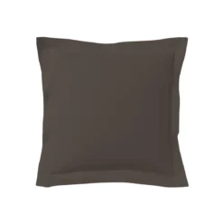 Lot de 2 taies d'oreillers zinc 100% coton