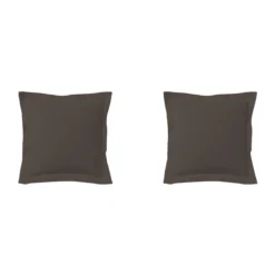 Lot de 2 taies d'oreillers zinc 100% coton