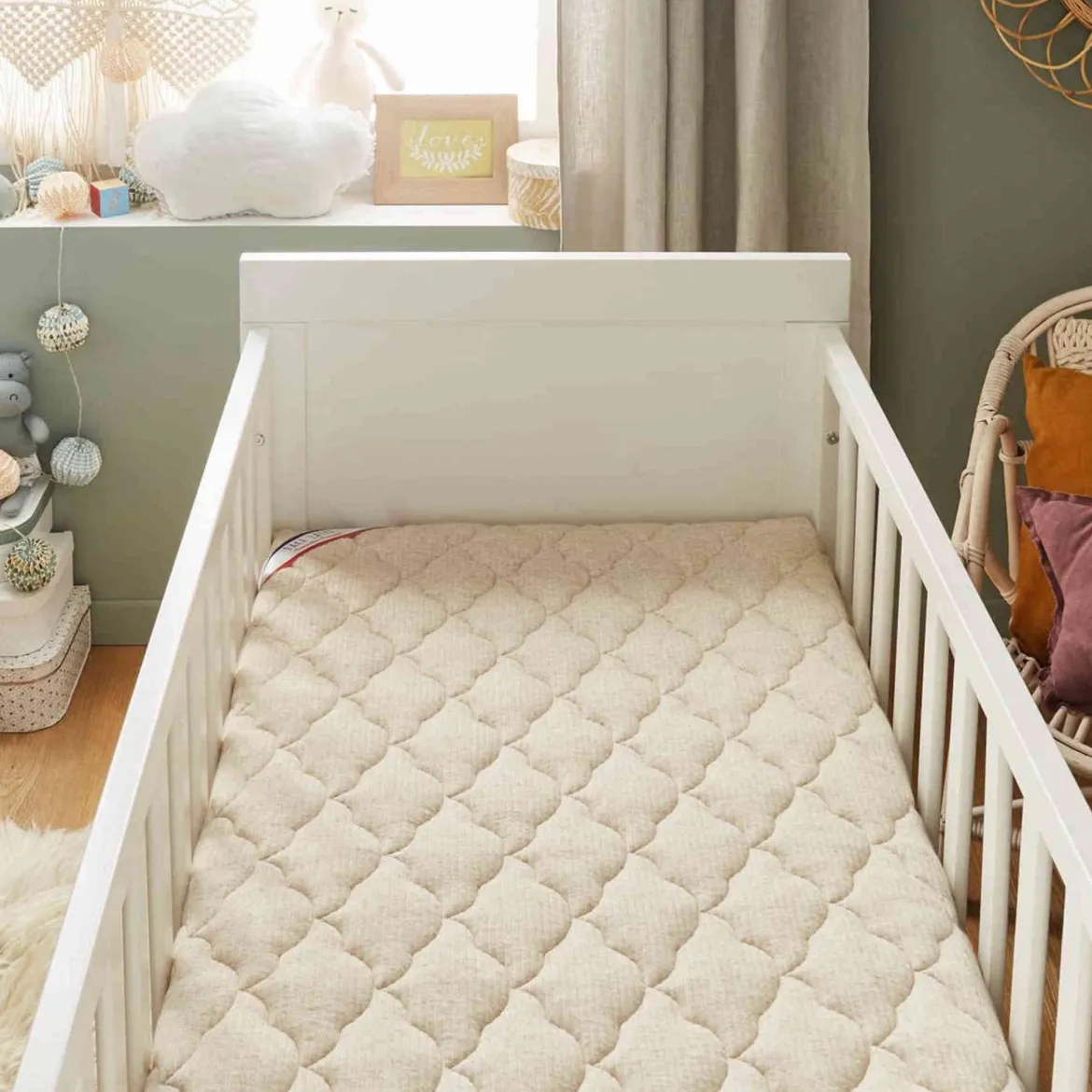 Matelas bébé déhoussable et réversible coco + latex