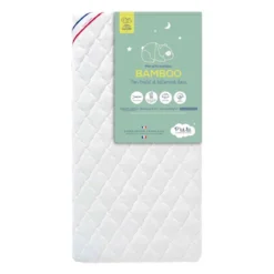 Matelas bébé déhoussable ultra-doux BAMBOO sans traitement