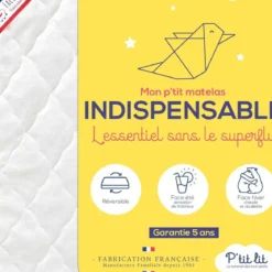 Matelas bébé sans substances nocives L'INDISPENSABLE