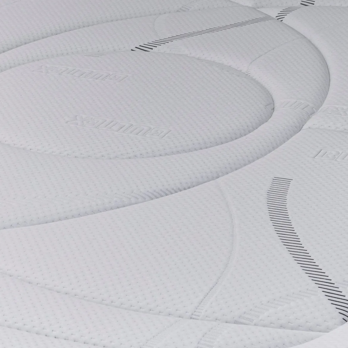 Matelas Bultex nano, mémoire de forme, coton et laine Recovery