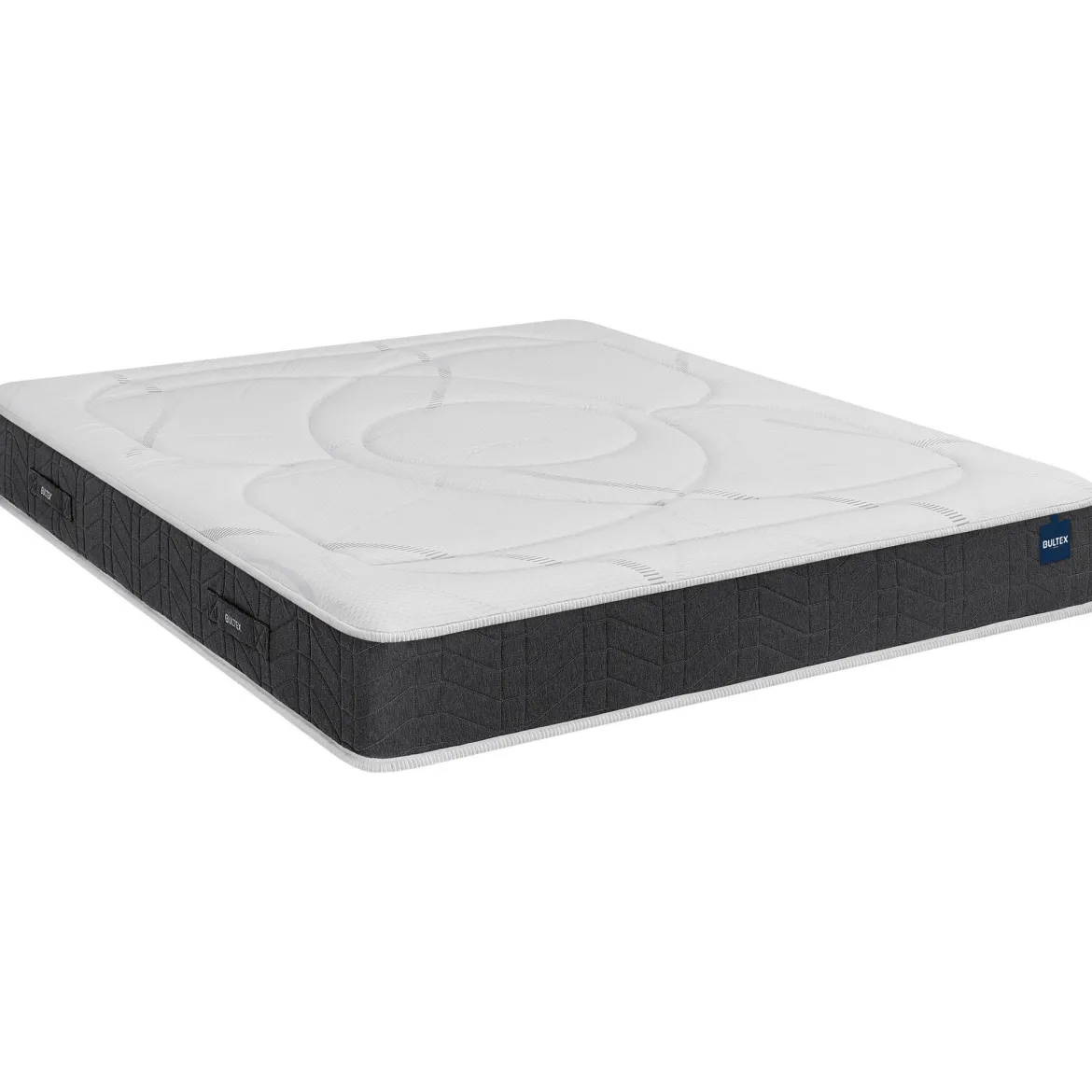 Matelas Bultex nano, mémoire de forme, coton et laine Recovery