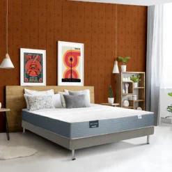 Matelas Dunlopillo en mousse Aerial® 2.0 Ferme - COQUELICOT 2