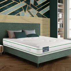 Matelas Dunlopillo 100% latex naturel ferme 7 zones 22cm HORTENSE