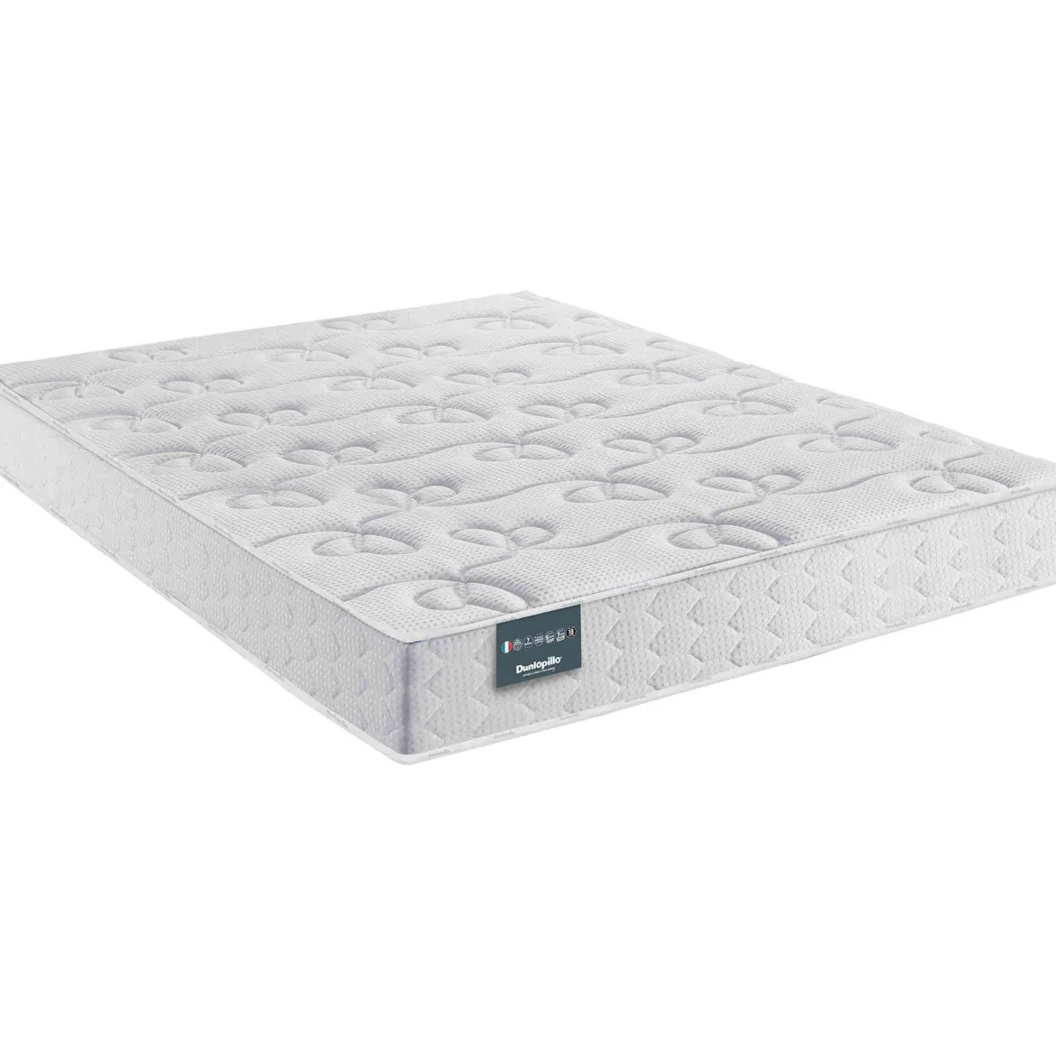 Matelas Dunlopillo 100% latex 7 zones 18cm LAVANDE