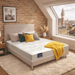 Matelas en latex 20% naturel ferme Dunlopillo Lavande 2