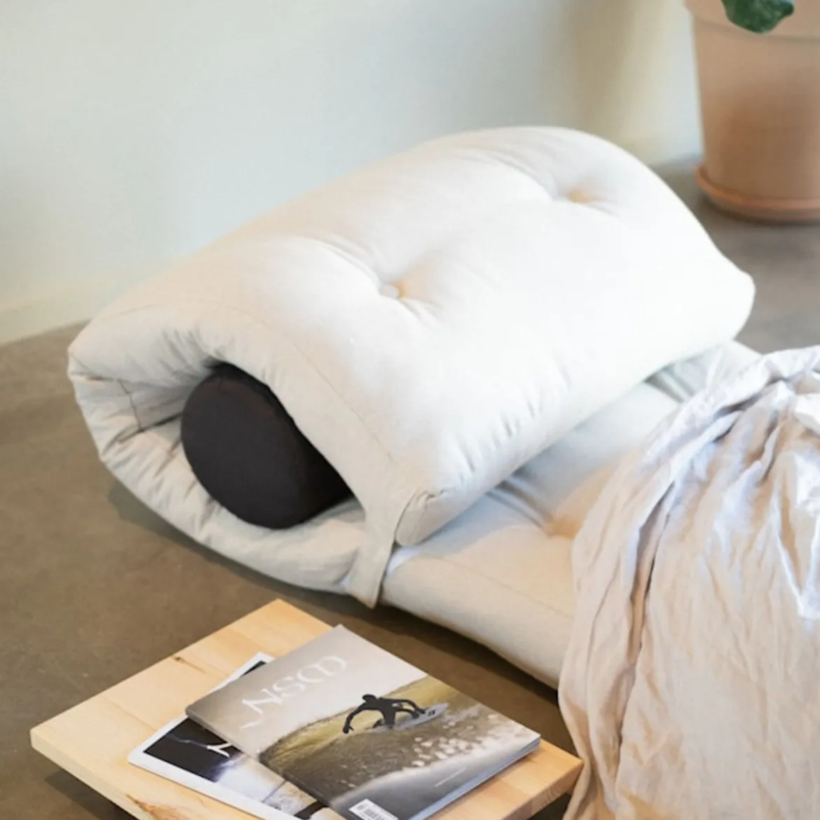 Matelas futon canapé 2 en 1 WRAP 70x200