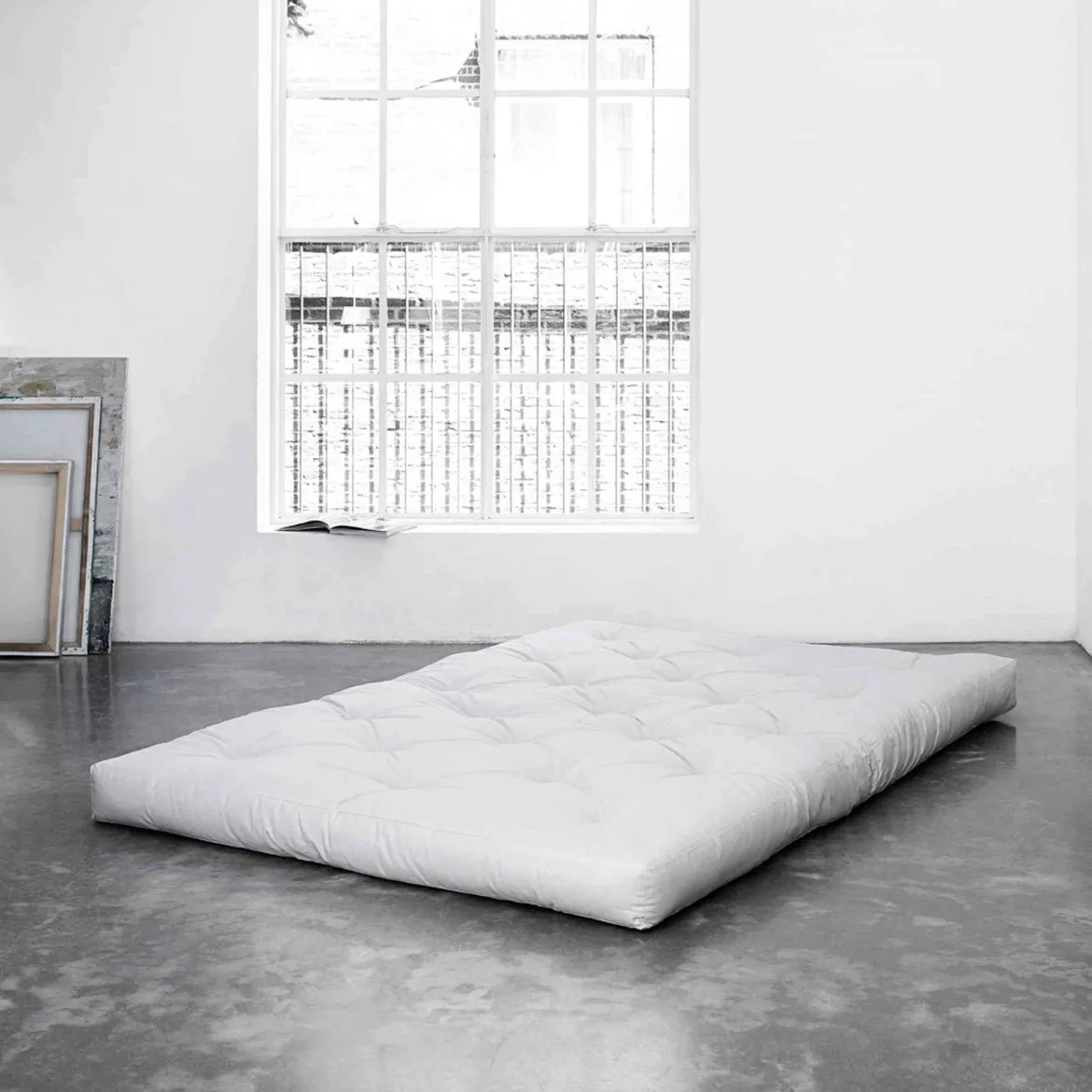 Matelas futon 16 cm coeur en fibre de coco