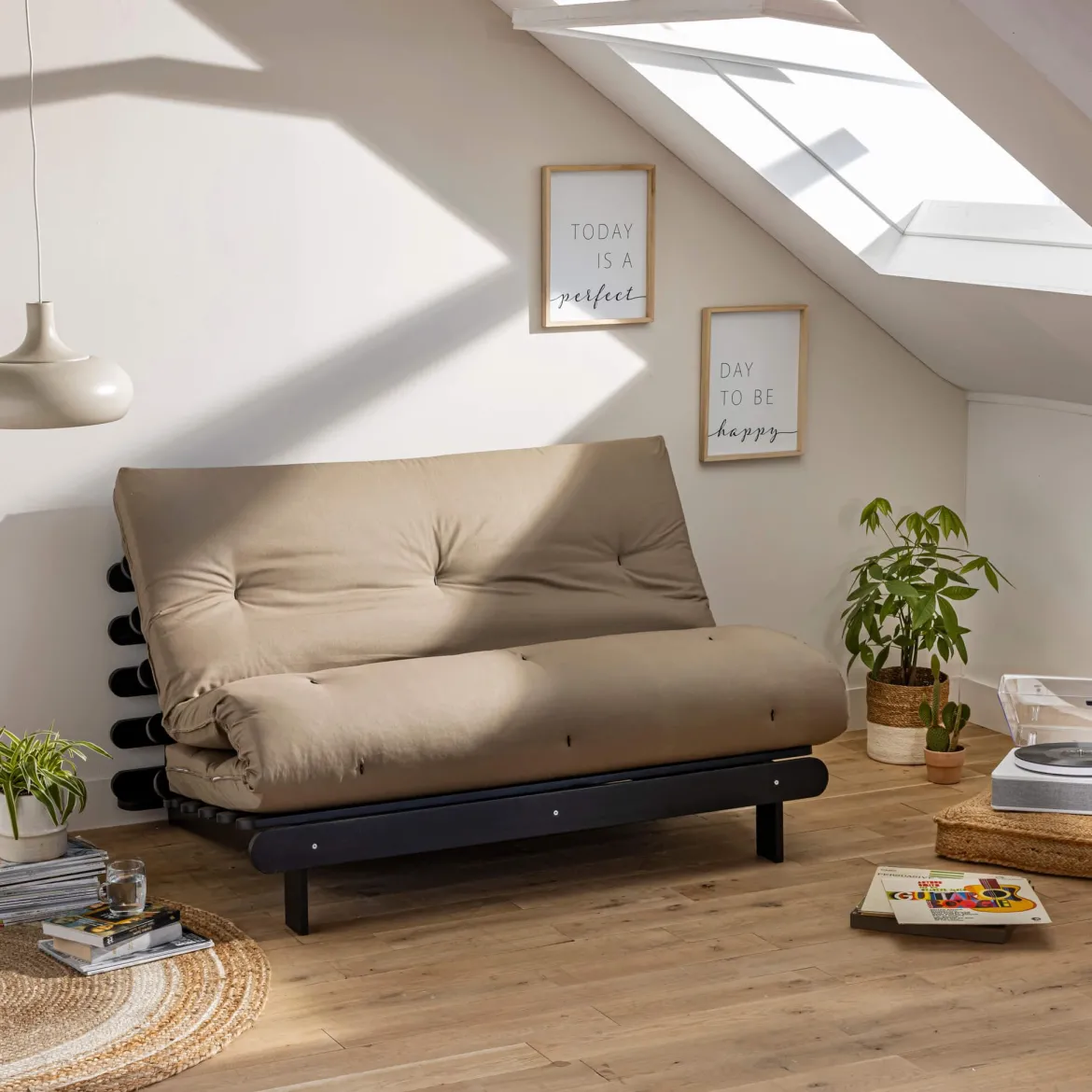 Matelas futon coeur en latex