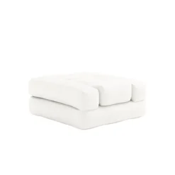 Matelas futon et pouf 2 en 1 CUBE 90x190
