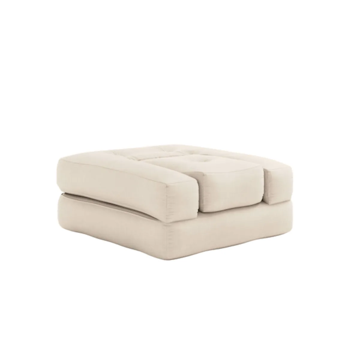 Matelas futon et pouf 2 en 1 CUBE 90x190