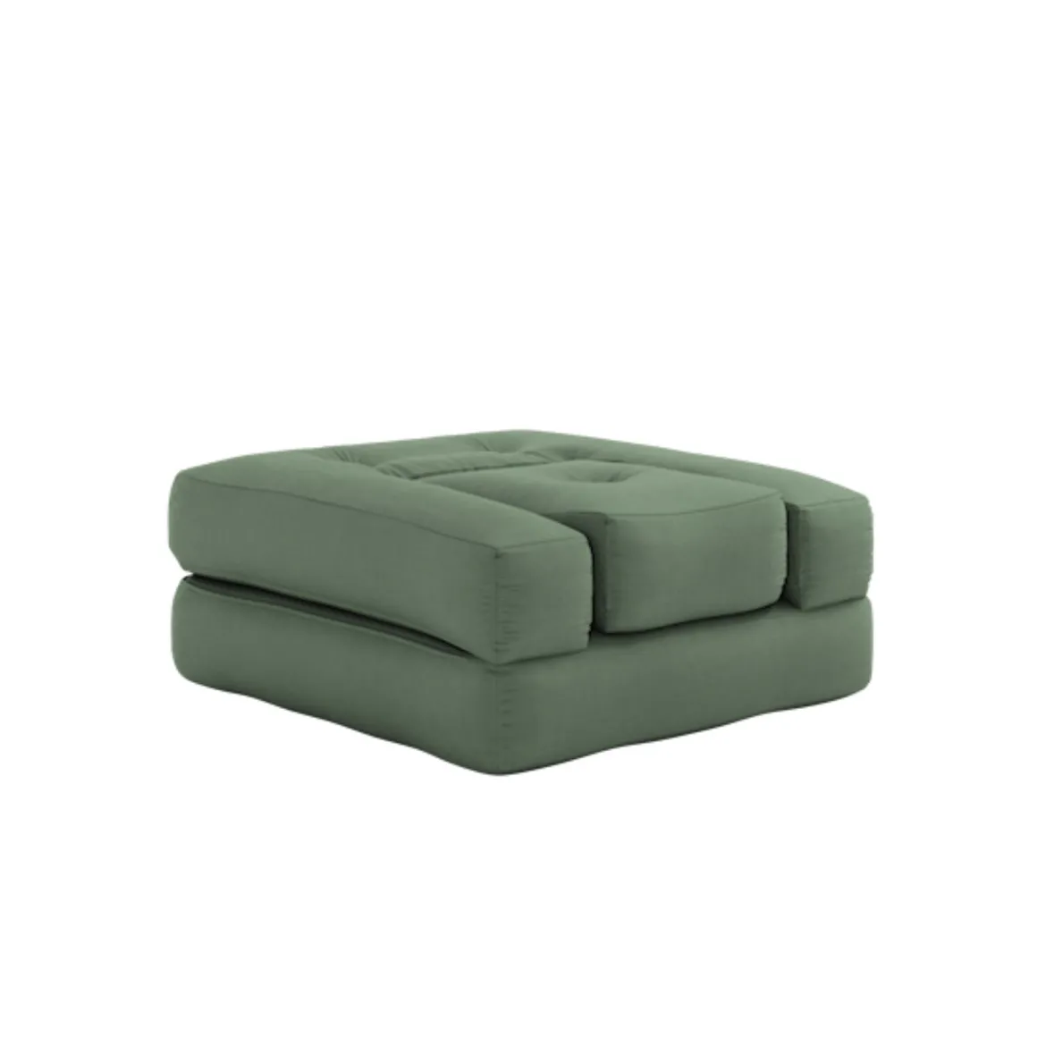 Matelas futon et pouf 2 en 1 CUBE 90x190