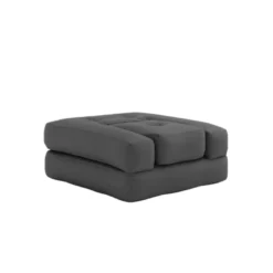 Matelas futon et pouf 2 en 1 CUBE 90x190