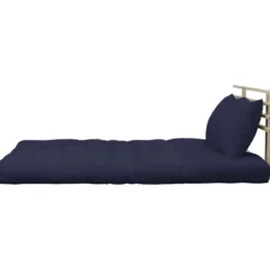Matelas futon et tête de lit bois massif naturel SHIN SANO 140x200