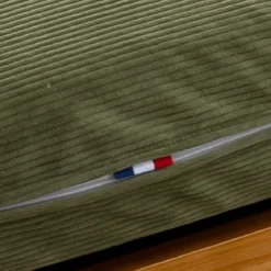 Matelas futon mémoire de forme ferme tissu velours côtelé - Terre de Nuit