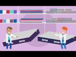 Matelas Merinos ressorts ensachés ferme et confortable ENJOY