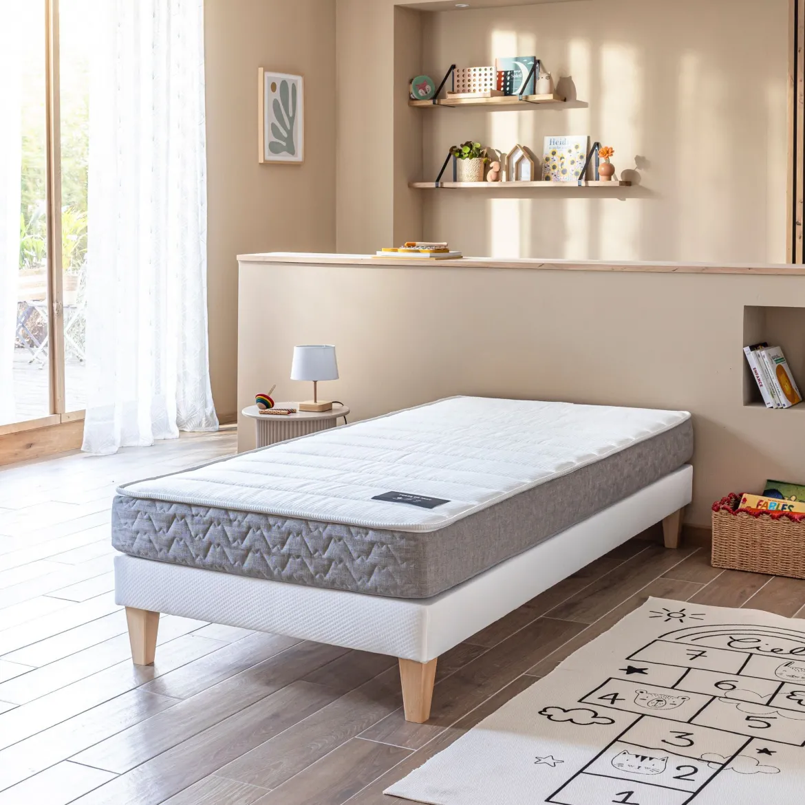 Matelas mousse et latex 19 cm - Aisance 2.0