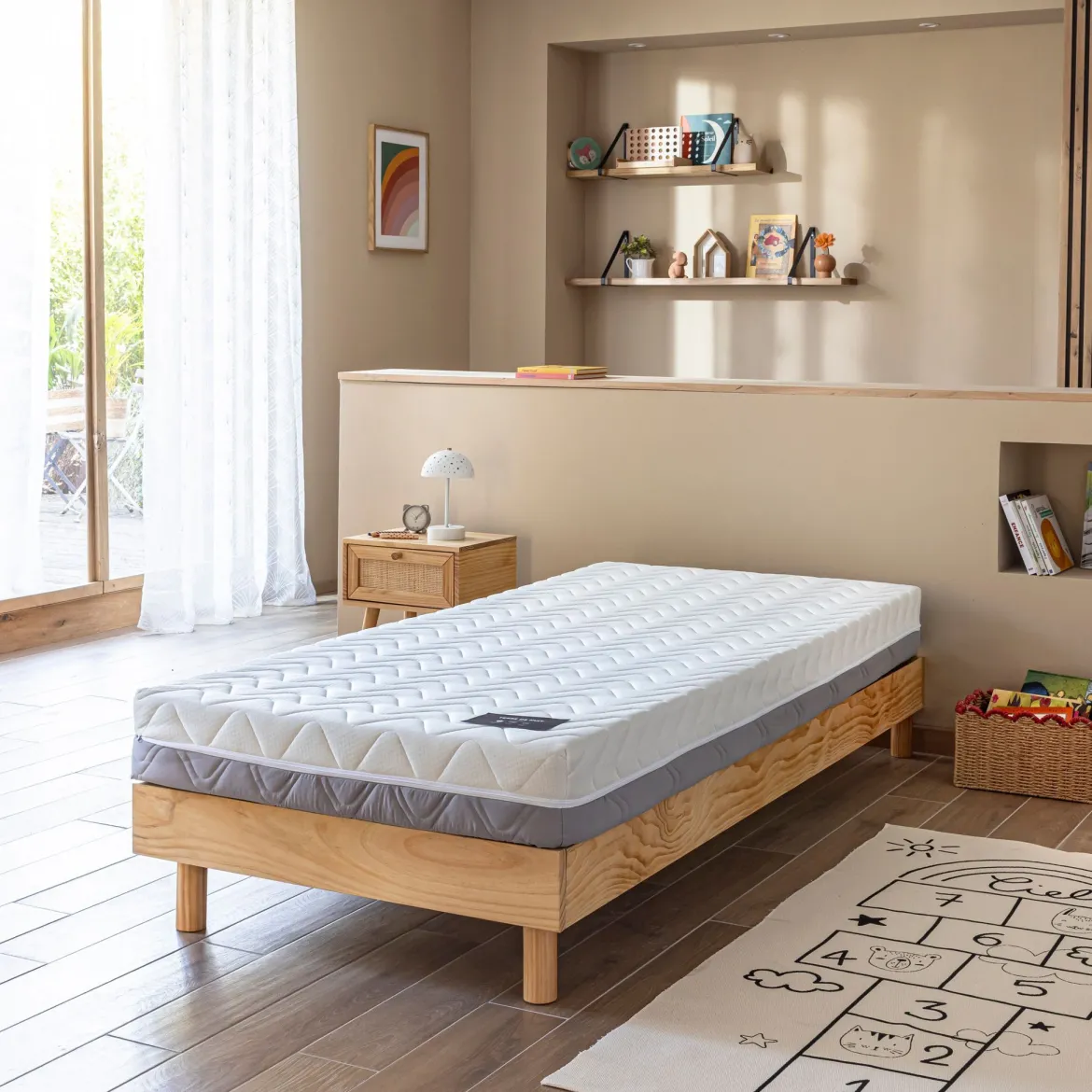 Matelas mousse & latex 16 cm - Plaisance