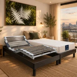Matelas pour lit électrique latex ferme Dunlopillo Lavande 2