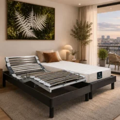 Matelas pour lit électrique latex ferme Dunlopillo Dahlia 2