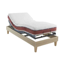 Matelas pour lit électrique 100% latex Crépuscule 600 - SOMEO