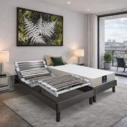 Matelas pour lit électrique mousse HR ferme Dunlopillo Jonquille 2