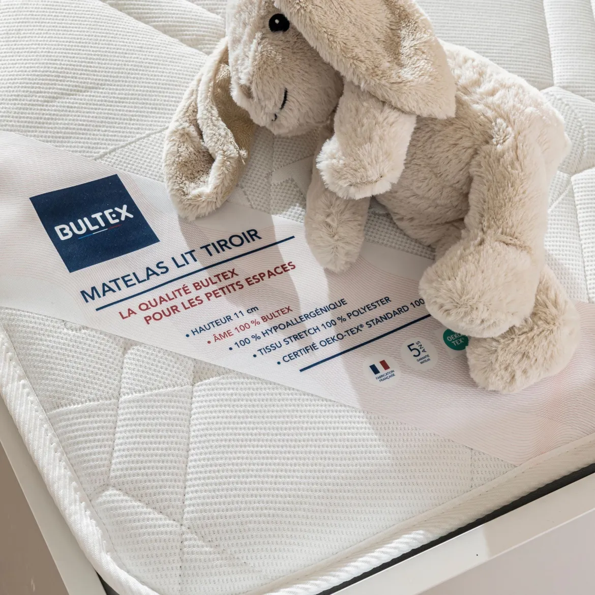 Matelas pour lit tiroir bultex nano