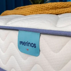 Matelas ressorts ensachés + mousse mémoire Merinos SWEETY