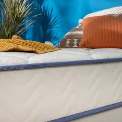 Matelas ressorts ensachés + mousse mémoire Merinos SWEETY