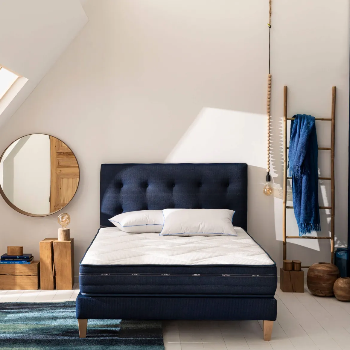 Matelas ressorts et mémoire de forme Rêve 500 - SOMEO