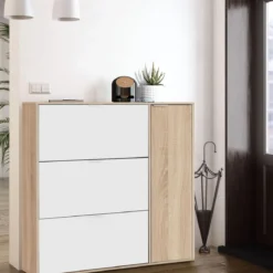 Meuble à chaussures avec 4 portes