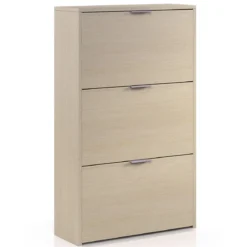 Meuble à chaussures avec 3 portes, capacité 18 paires - MC81011