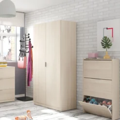 Meuble à chaussures avec 3 portes, capacité 18 paires - MC81011