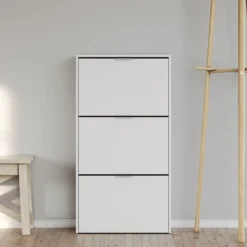 Meuble à chaussures avec 3 portes, capacité 18 paires - MC81011